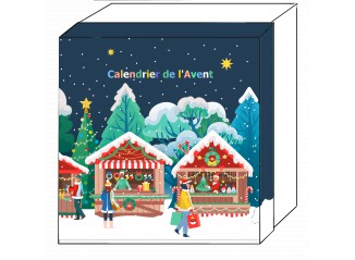 Calendrier de l'avent - Marché de Noël